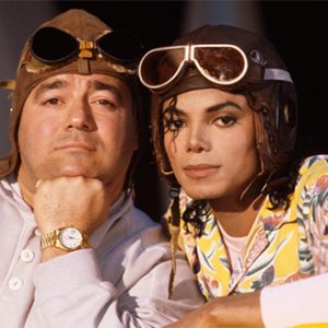 Michael Jackson and Frank DiLeo Leave Me Alone short film shoot