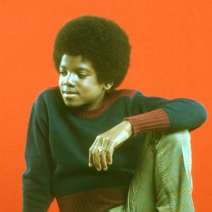 Michael Jackson poses for a portrait session in the 1970s.