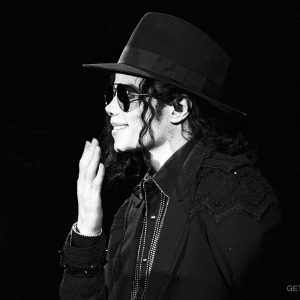 Michael Jackson at an event in 1993.