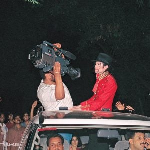 Michael Jackson in Mumbai, India, for his HIStory World Tour on November 1, 1996.