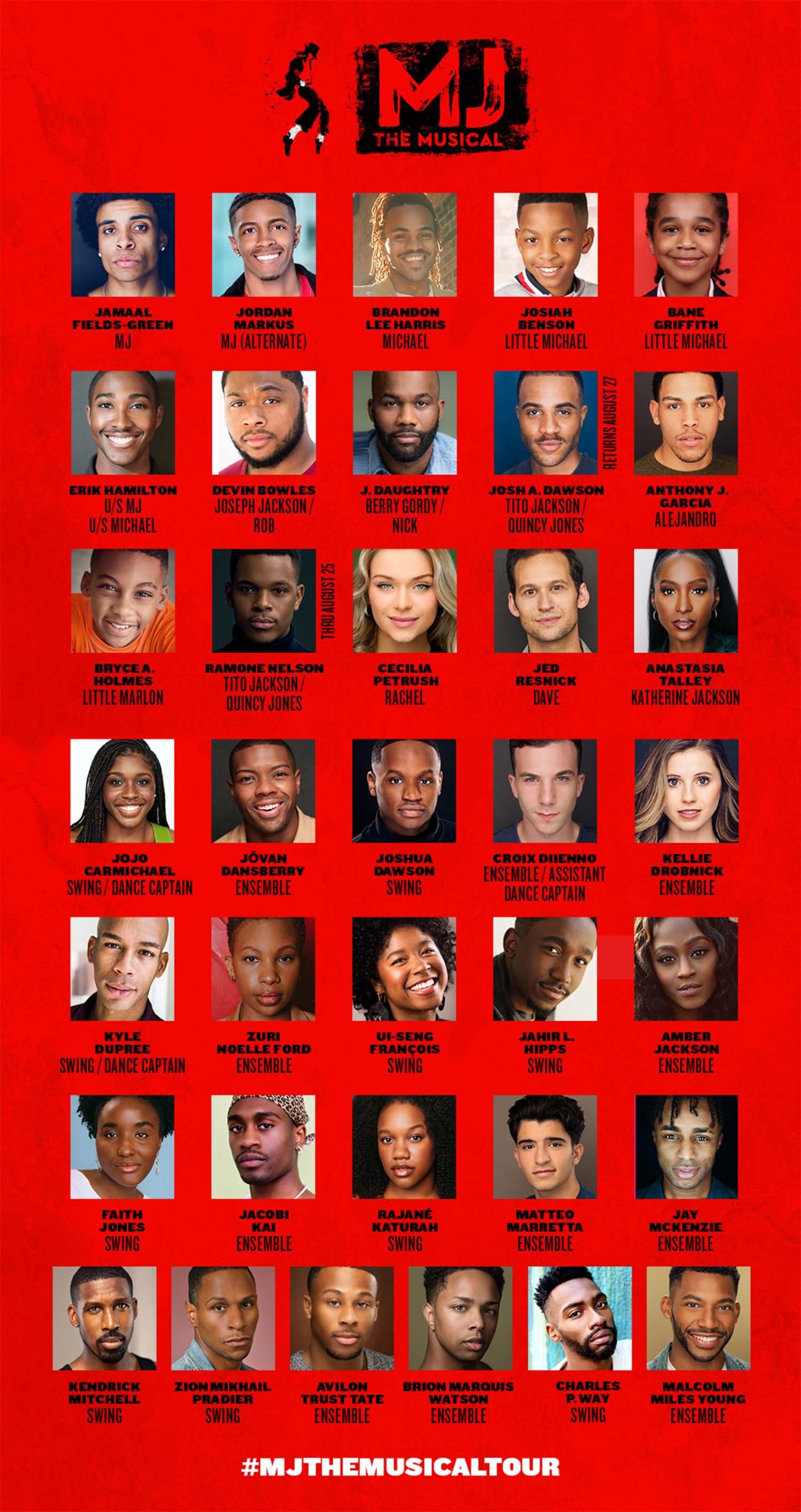 MJ the Musical National Tour Enters Its 2nd Year of Performances in the US