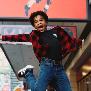 Bane Griffith plays Little Michael in MJ the Musical