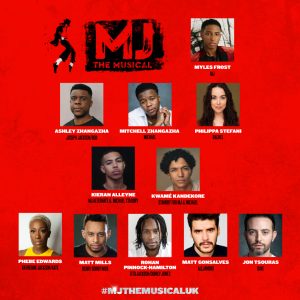 MJ the Musical UK cast on the West End including Myles Frost