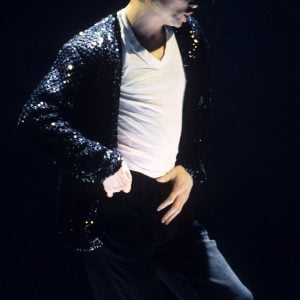 Michael Jackson performs at the 1995 MTV Video Music Awards in New York, NY, on September 7, 1995.
